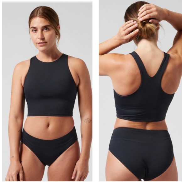 Athleta Other - Athleta Conscious Crop Bikini Top A-C